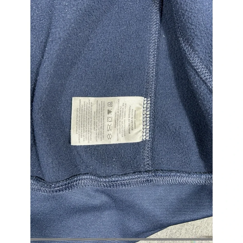 Nike NFL Los Angeles Rams Mens Navy Full Zip Hoodie Dri-Fit On Field L